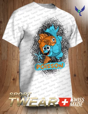 T-shirt avec logo poisson